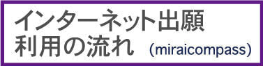 インターネット出願利用の流れ（外部サイト）