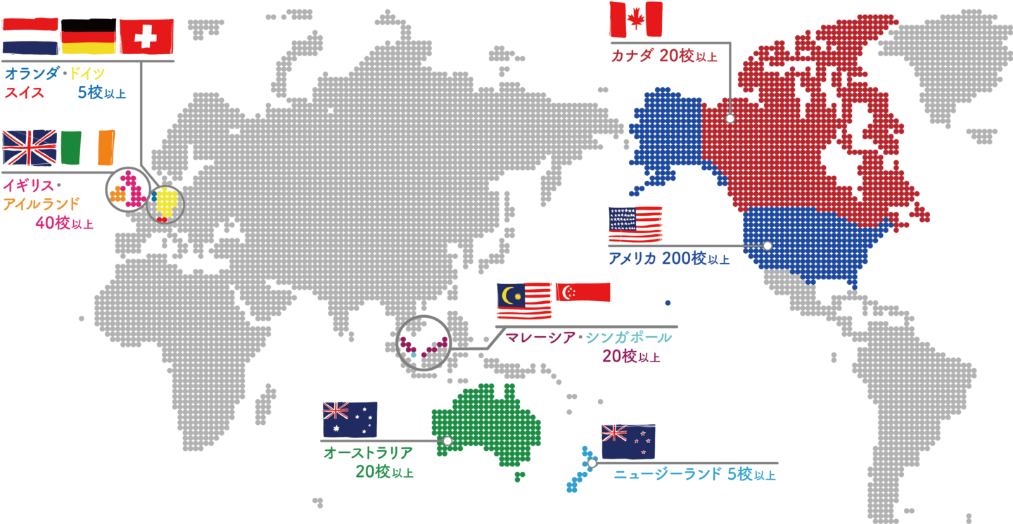 海外進学サポート 対象校